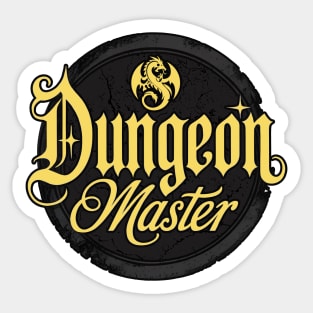 The dungeon master patch Sticker